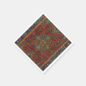 Serviette En Papier Tapis Perse Tapis Rouge Bleu classique (Coin)