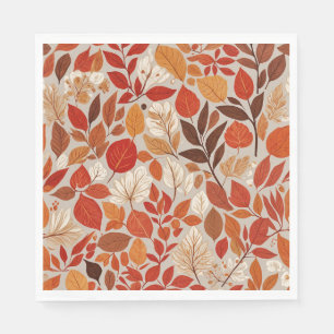 Serviette En Papier Tapisserie d'automne