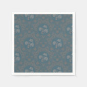 Serviette En Papier Tapisserie Rococo Mandala Art Déco Châtelet Découp (Devant)