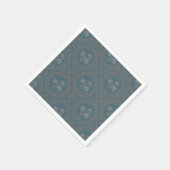 Serviette En Papier Tapisserie Rococo Mandala Carrelage Diamond Découp (Coin)