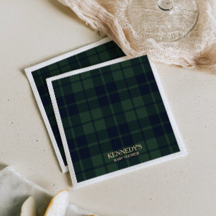 Serviette En Papier Tartan à carreaux prépa Polo