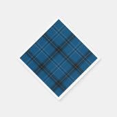 Serviette En Papier Tartan bleu Ramsay écossais (Coin)
