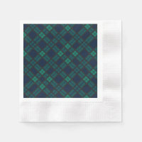 Tartan Clan Black Watch Vert À damiers Motif