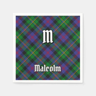 Serviette En Papier Tartan Clan Malcolm
