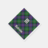 Serviette En Papier Tartan Clan Malcolm (Coin)