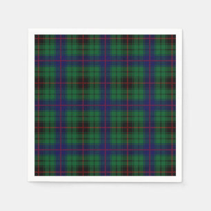Serviette En Papier Tartan de Davidson de clan