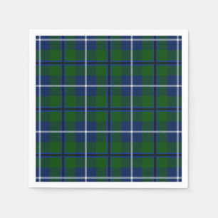 Serviette En Papier Tartan de Douglas de clan