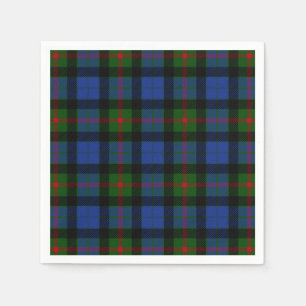 Serviette En Papier Tartan de Gunn de clan