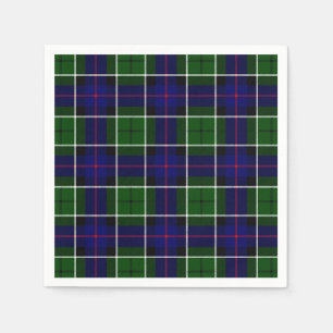 Serviette En Papier Tartan de Leslie de clan