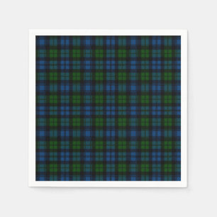 Serviette En Papier Tartan de militaires de Campbell de clan