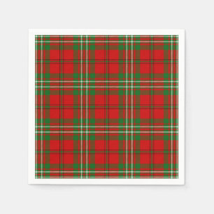 Serviette En Papier Tartan de Scott de clan