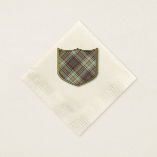 Serviette En Papier Tartan d'écossais de plaid de clan d'Anderson