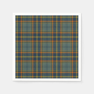 Serviette En Papier Tartan d'Irlandais du comté d'Antrim