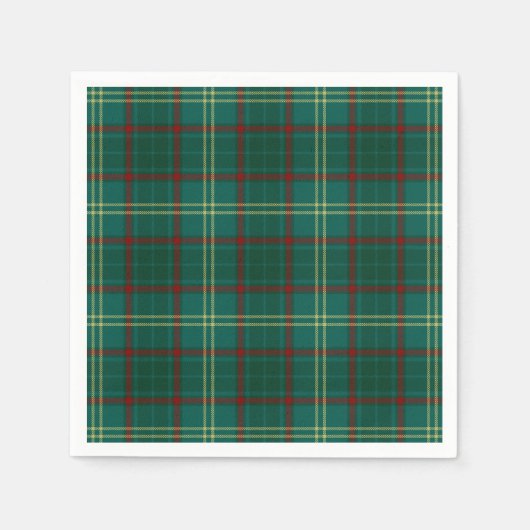 Serviette En Papier Tartan d'Irlandais du comté d'Armagh (Devant)