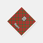 Serviette En Papier Tartan du clan Munro (Coin)