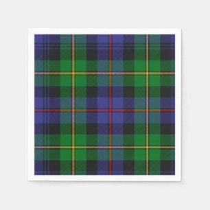 Serviette En Papier Tartan écossais