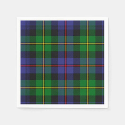 Serviette En Papier Tartan écossais (Devant)