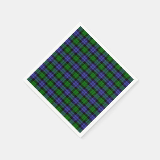 Serviette En Papier Tartan écossais britannique traditionnel (Coin)