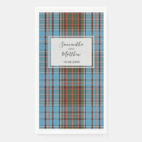 Tartan Mariage de script rustique plaid