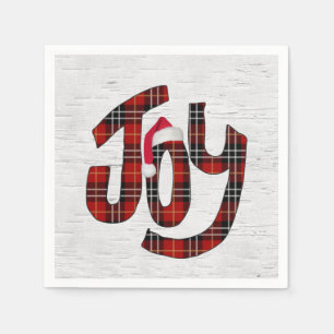 Serviette En Papier Tartan Plaid Joy Sur White Birch