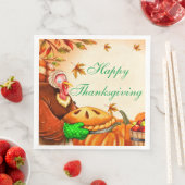 Serviette En Papier Tarte à la pomme Thankesgiving (En situation)