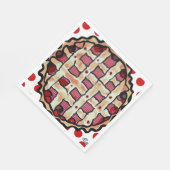 Serviette En Papier Tarte aux cerises (Coin)
