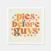 Serviette En Papier Tartines avant les gars (Devant)