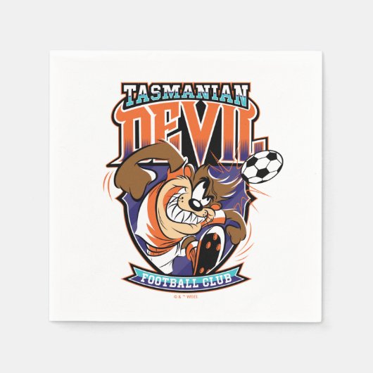 Serviette En Papier Tasmanian Devil Football Club Badge (Devant)