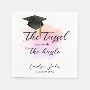 Serviette En Papier Tassel valait la peine de la Hassle Graduation