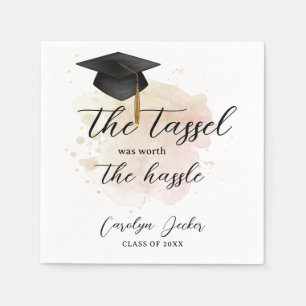 Serviette En Papier Tassel Worth Hassle Graduation