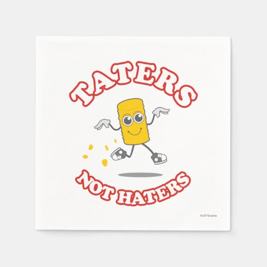 Serviette En Papier Taters pas haïr (Devant)