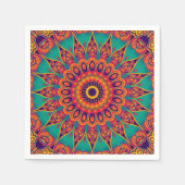 Serviette En Papier Tattoo Kaleidoscope Fractal (Devant)