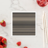 Serviette En Papier Taupe bandes (En situation)