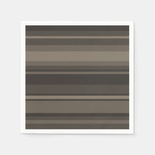 Serviette En Papier Taupe bandes