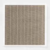 Serviette En Papier Taupe classique avec bande (Devant)