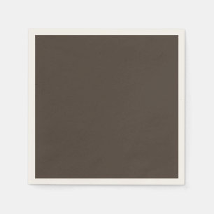 Serviette En Papier Taupe foncée