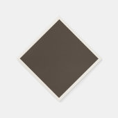 Serviette En Papier Taupe foncée (Coin)
