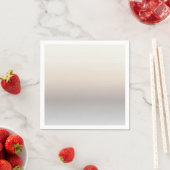 Serviette En Papier Taupe Pastel Gradient (En situation)