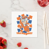 Serviette En Papier TAZ™ Hungry Smashing Through Checker (En situation)
