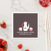Serviette En Papier Tea Party (En situation)