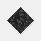 Serviette En Papier Tea Party Anniversaire Doodle Arrière - plan (Coin)