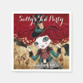 Serviette En Papier Tea Party sur mesure serviettes (Devant)