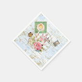 Serviette En Papier Tea Party vintage (Coin)