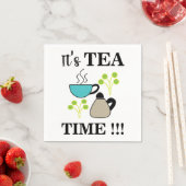 Serviette En Papier Tea Time Tea Cup Party (En situation)