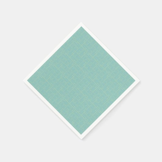 Serviette En Papier Teal ink roller stripes (Coin)