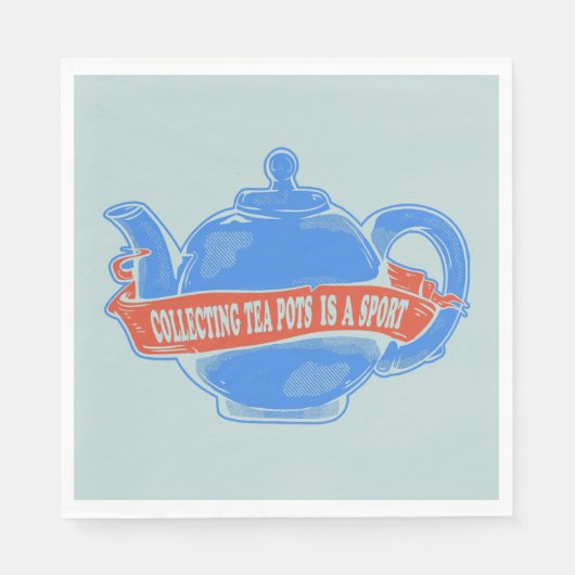 Serviette En Papier Teapot Collecte de théières (Devant)