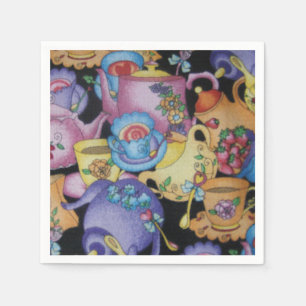 Serviette En Papier Teapots et théières