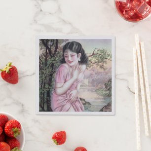 Serviette En Papier Tease en Stream Oasis par Shanghai China Girl