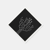 Serviette En Papier Technique du programmeur programmeur de l'arbre de (Coin)