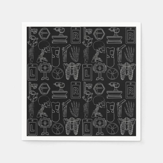 Serviette En Papier Technologie de radiologie (Devant)